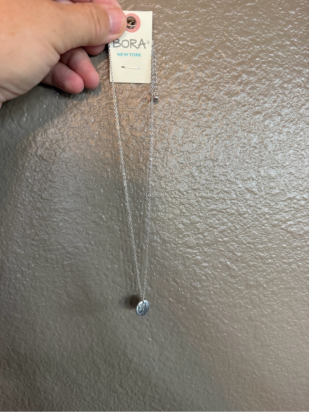 Bora Silver Pendant Necklace with owl